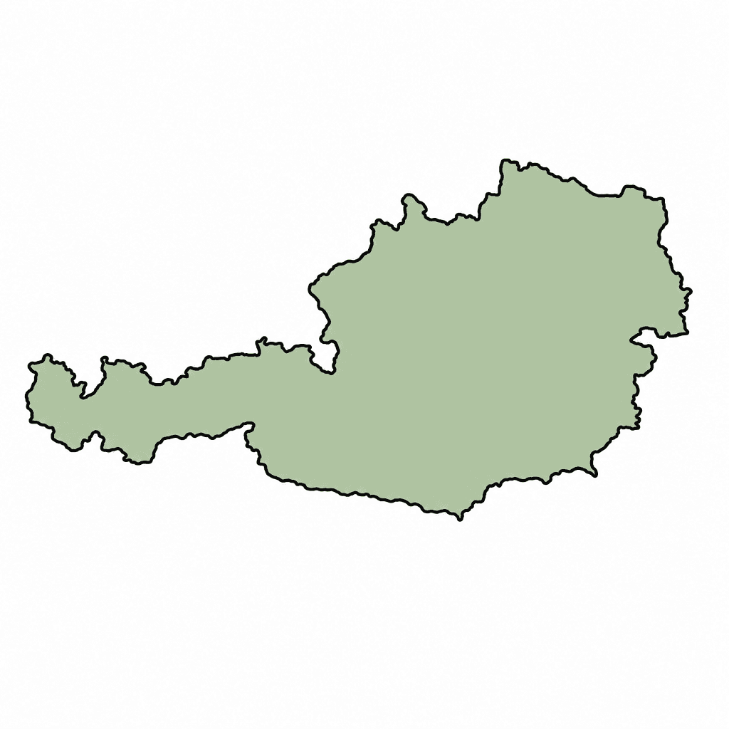 Austria Map Outline