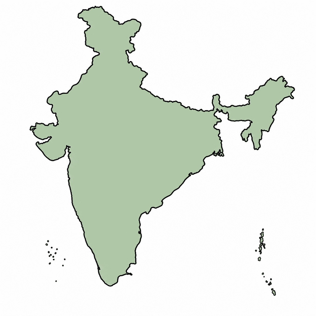 India Map Outline