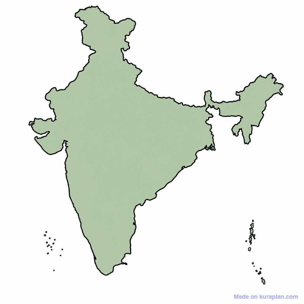 India Map Outline