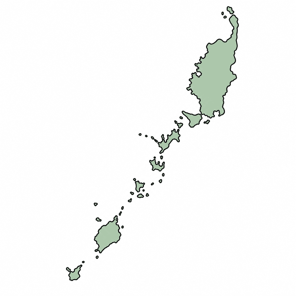 Palau Map Outline