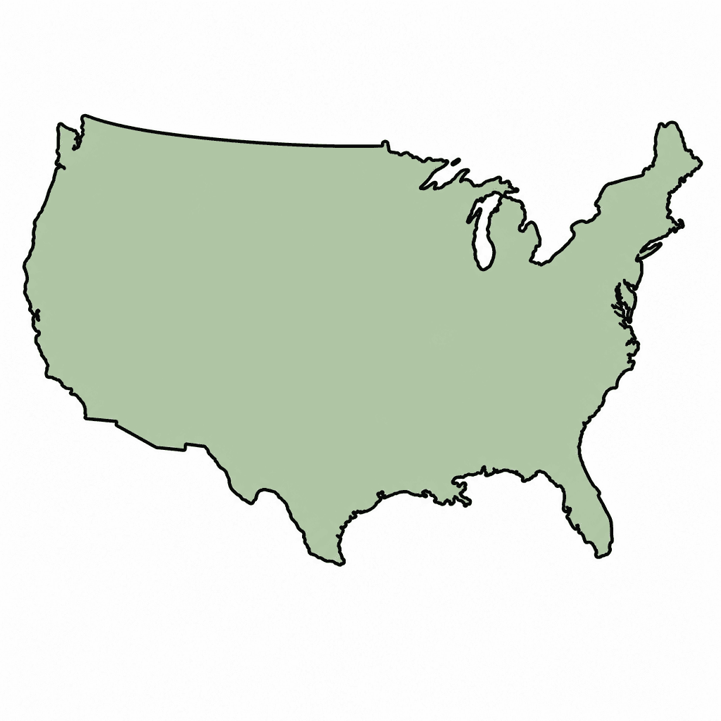 United States Map Outline