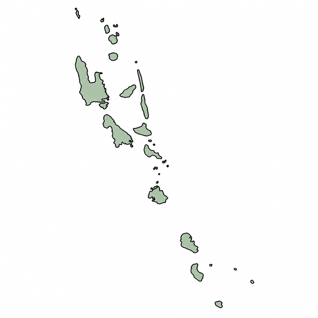 Vanuatu Map Outline