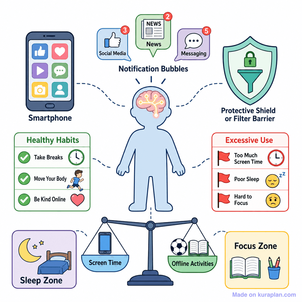 Digital Wellbeing & Screen Balance (simple)