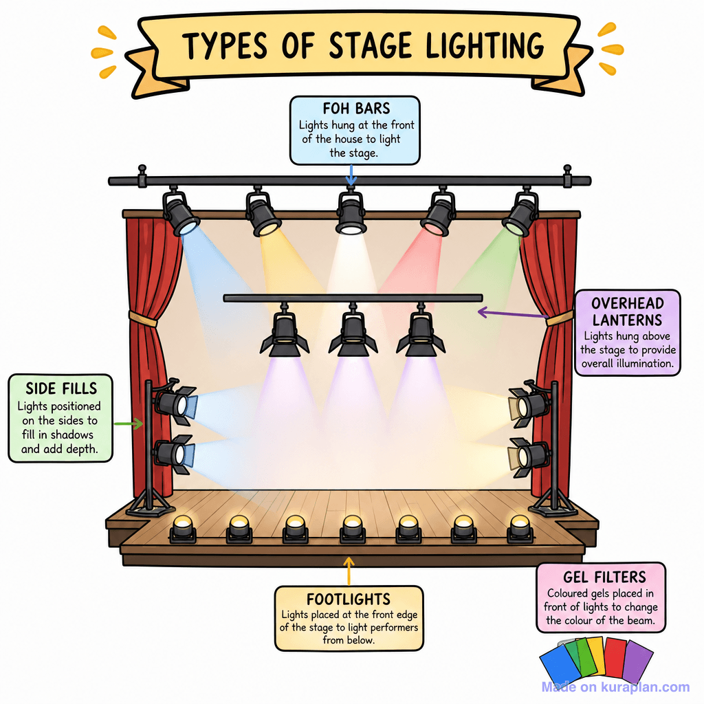 Drama Stage Lighting Rig