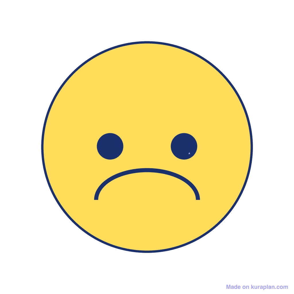 Sad face