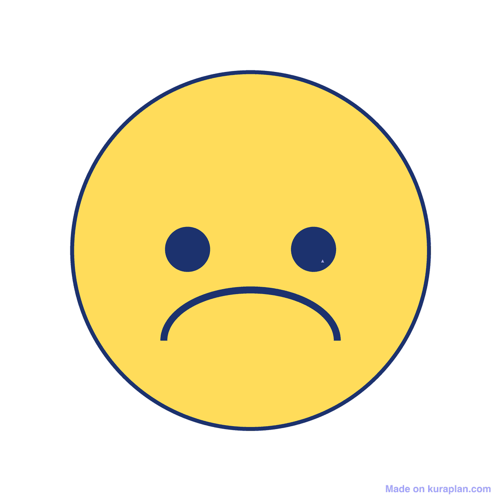 Sad face