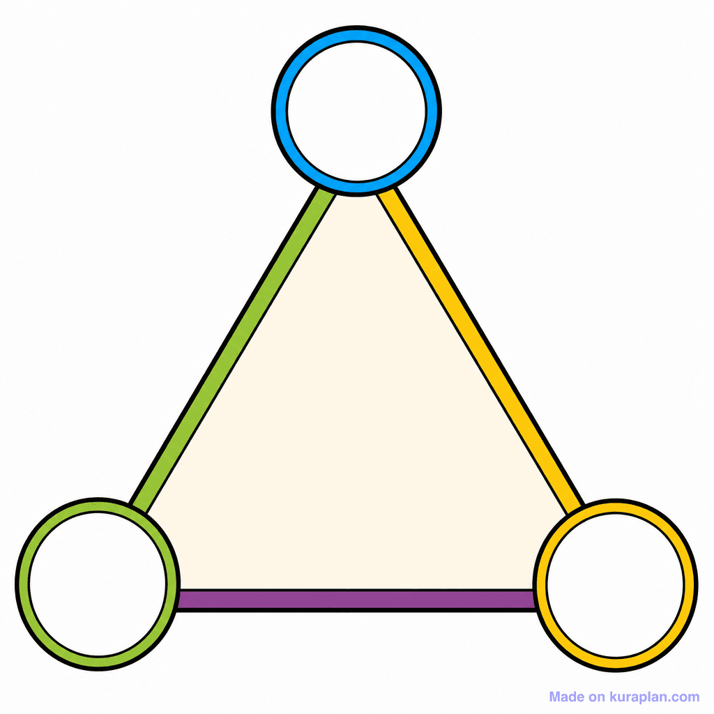 Fact Family Triangle Blank