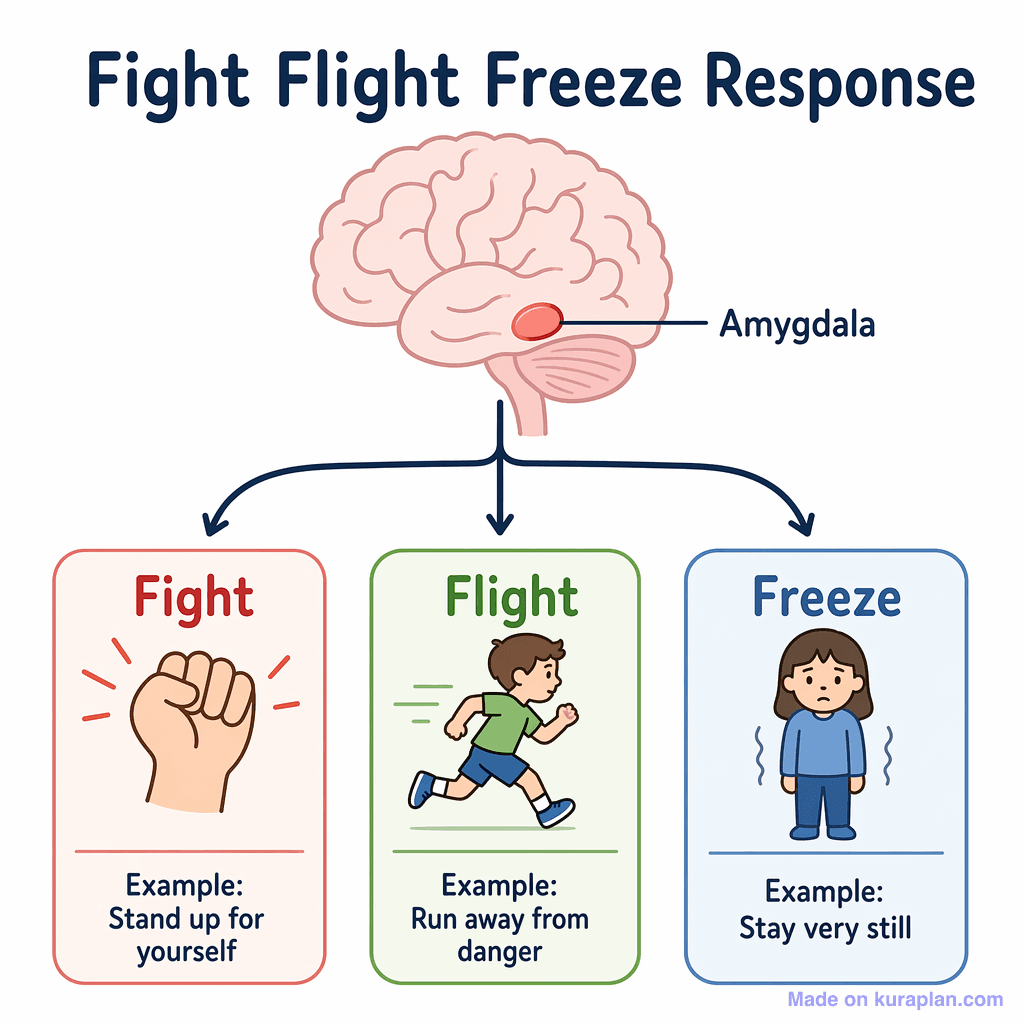 Fight Flight Freeze Response (simple)