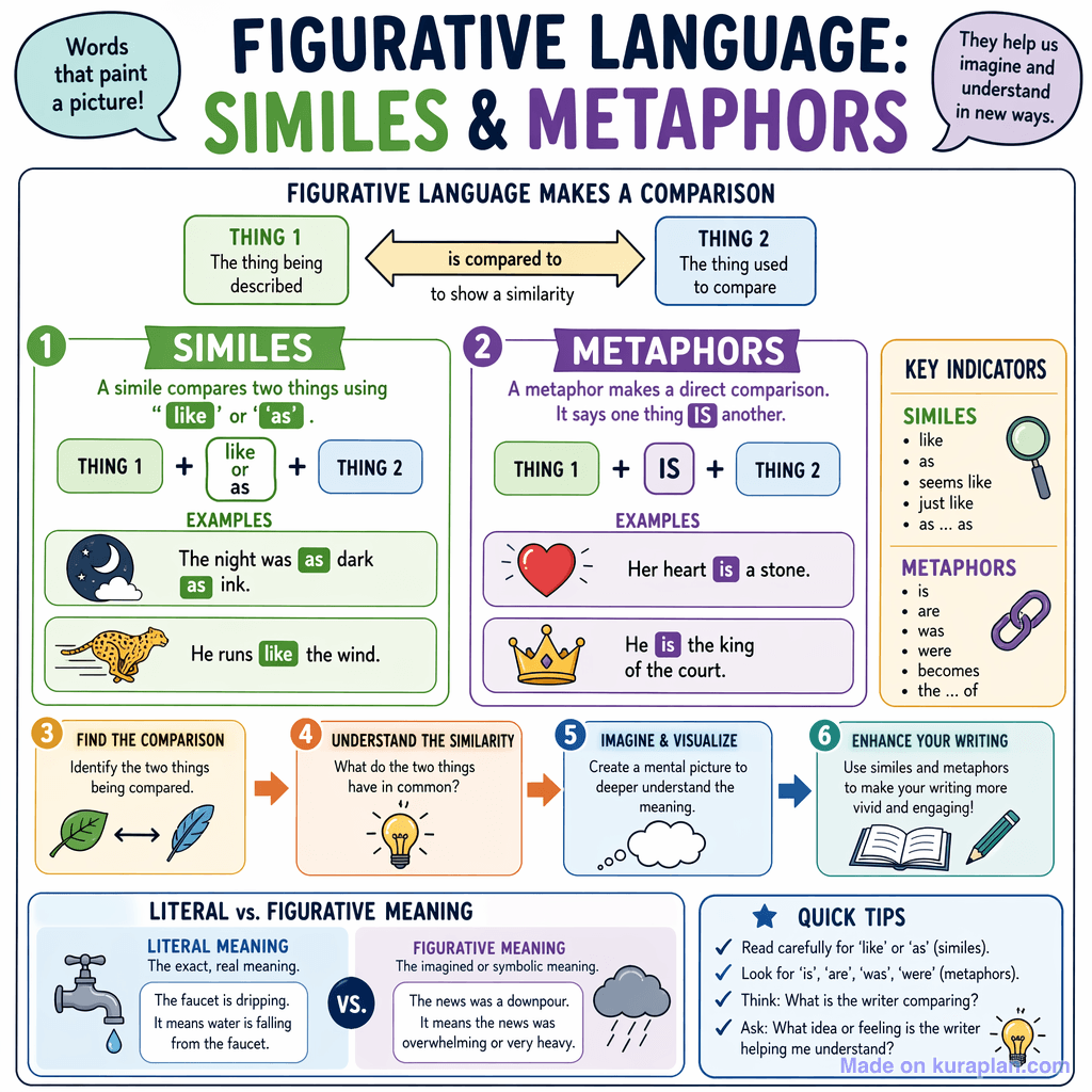 Figurative Language: Similes & Metaphors (detailed)
