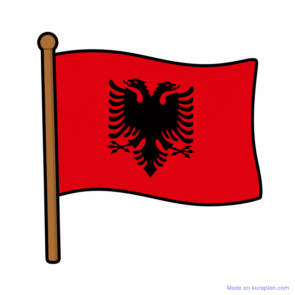 Albania Flag