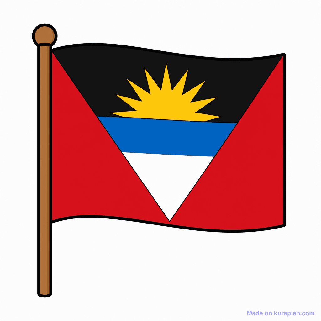 Antigua and Barbuda Flag