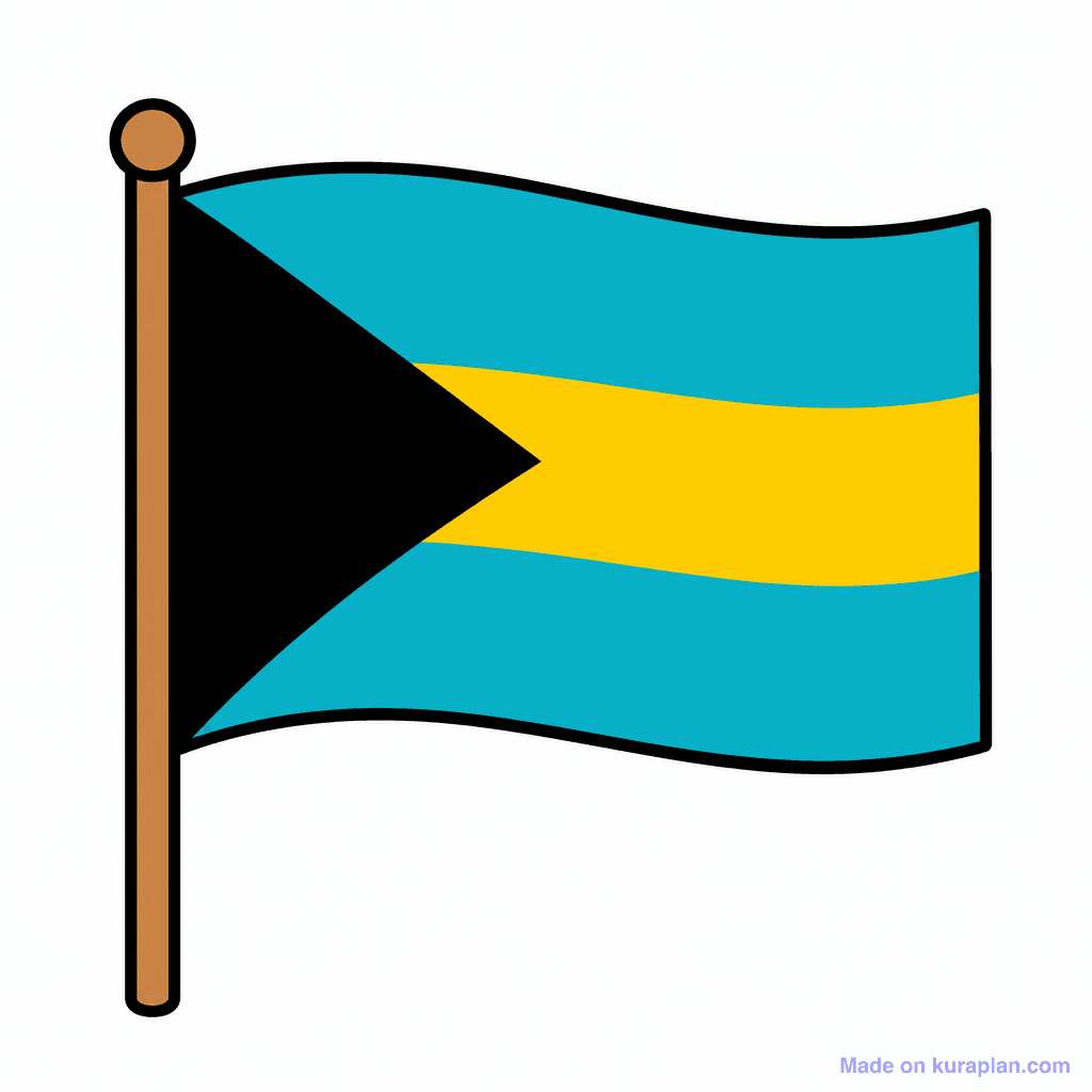 Bahamas Flag