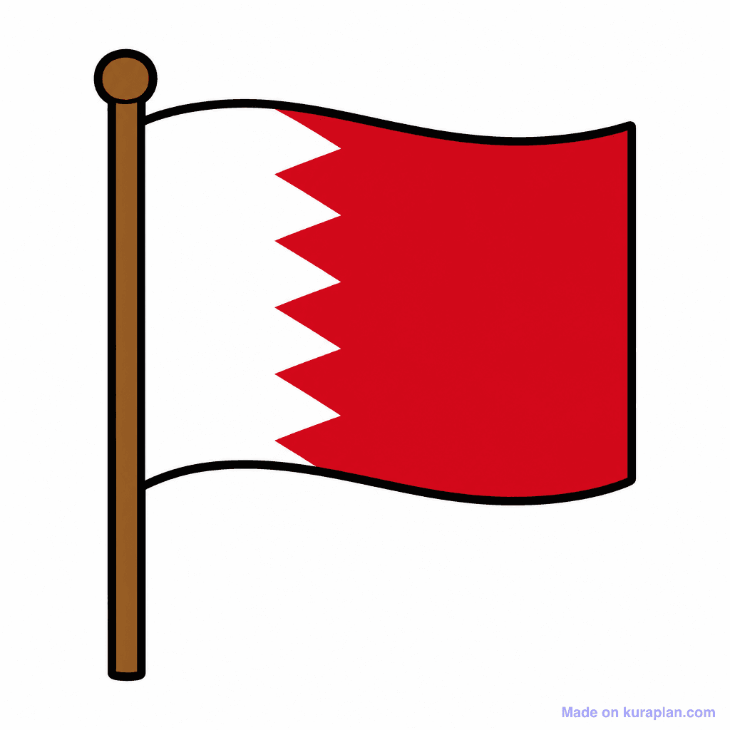 Bahrain Flag