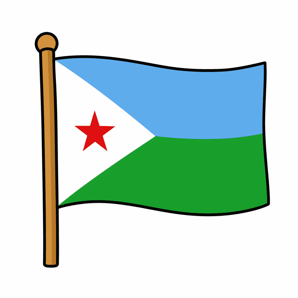 Djibouti Flag