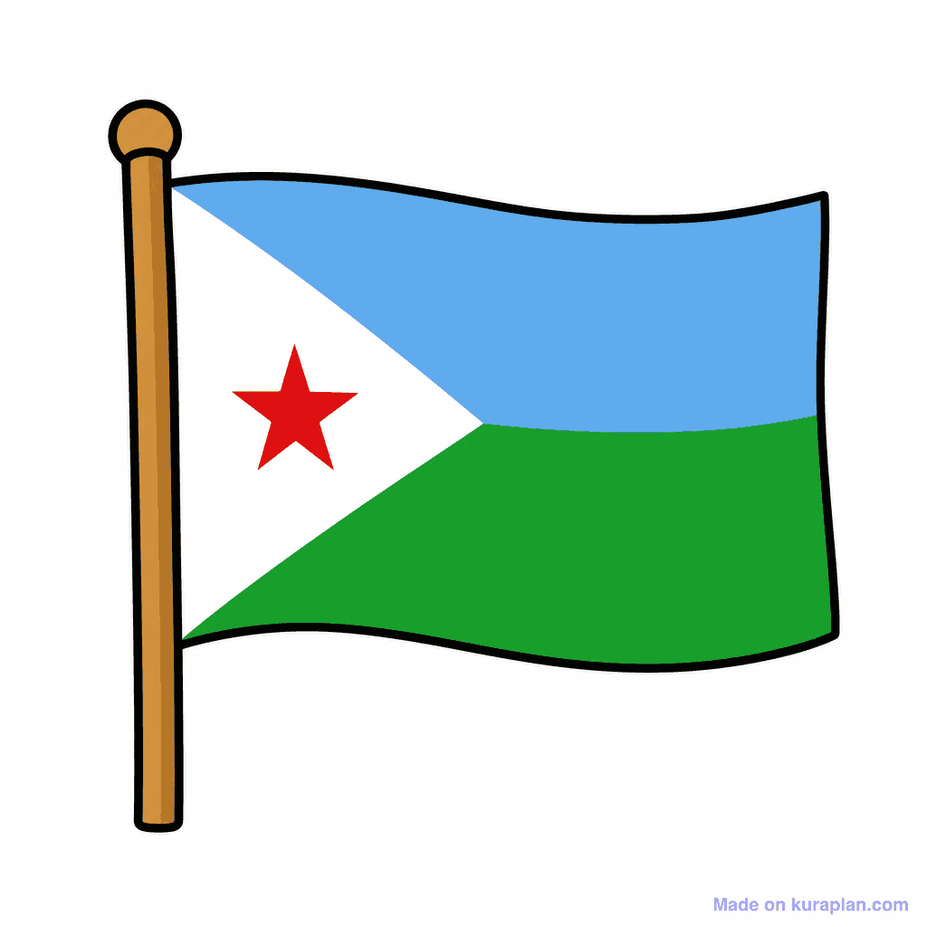 Djibouti Flag