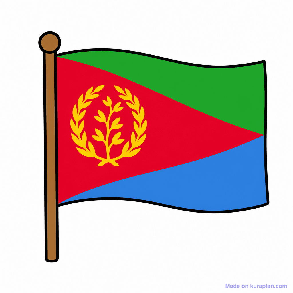 Eritrea Flag