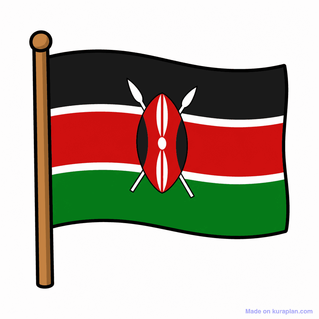 Kenya Flag