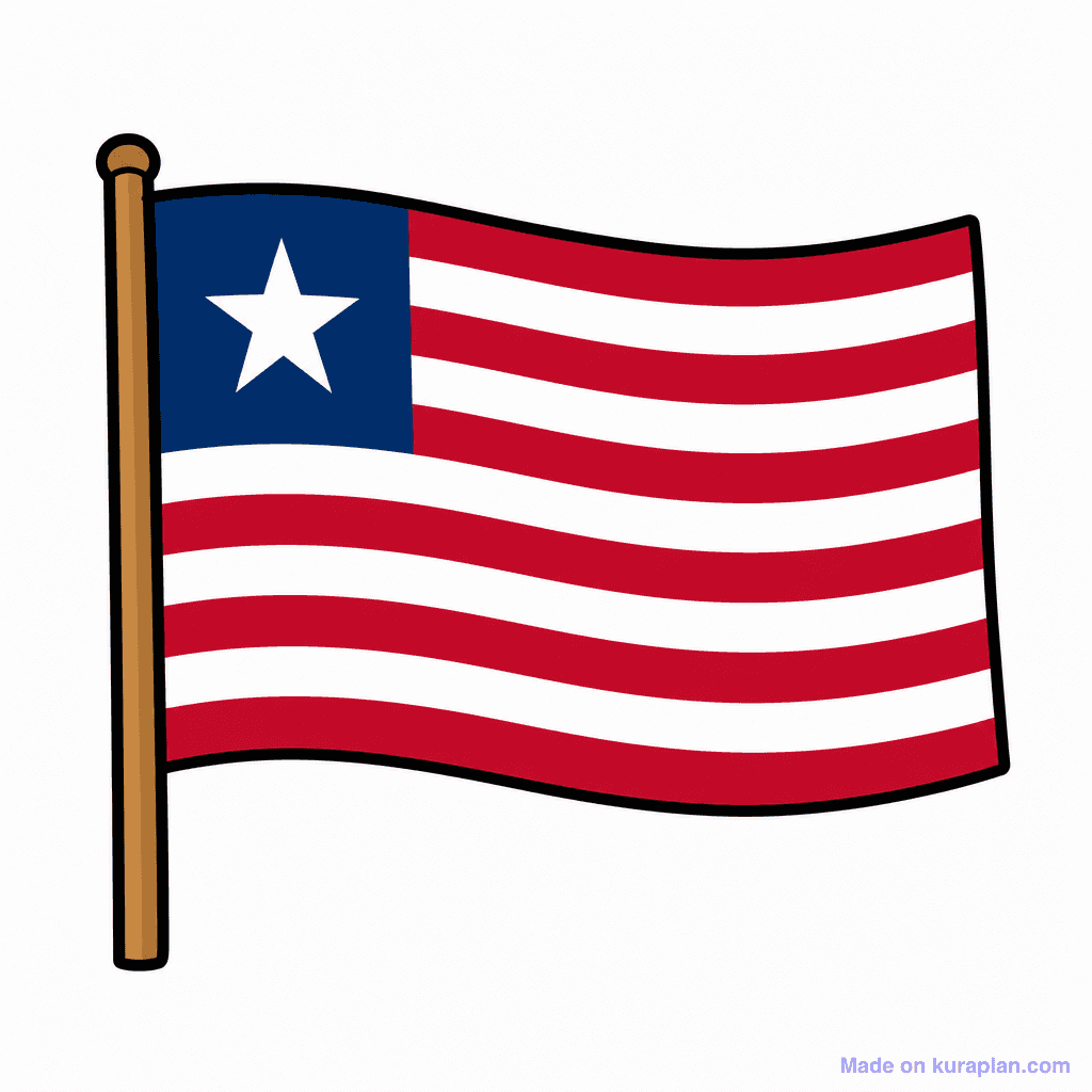 Liberia Flag