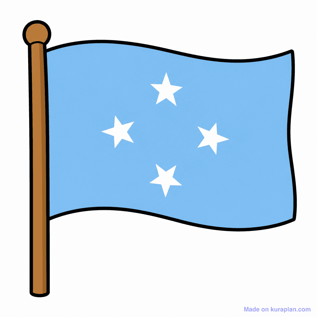 Federated States of Micronesia Flag