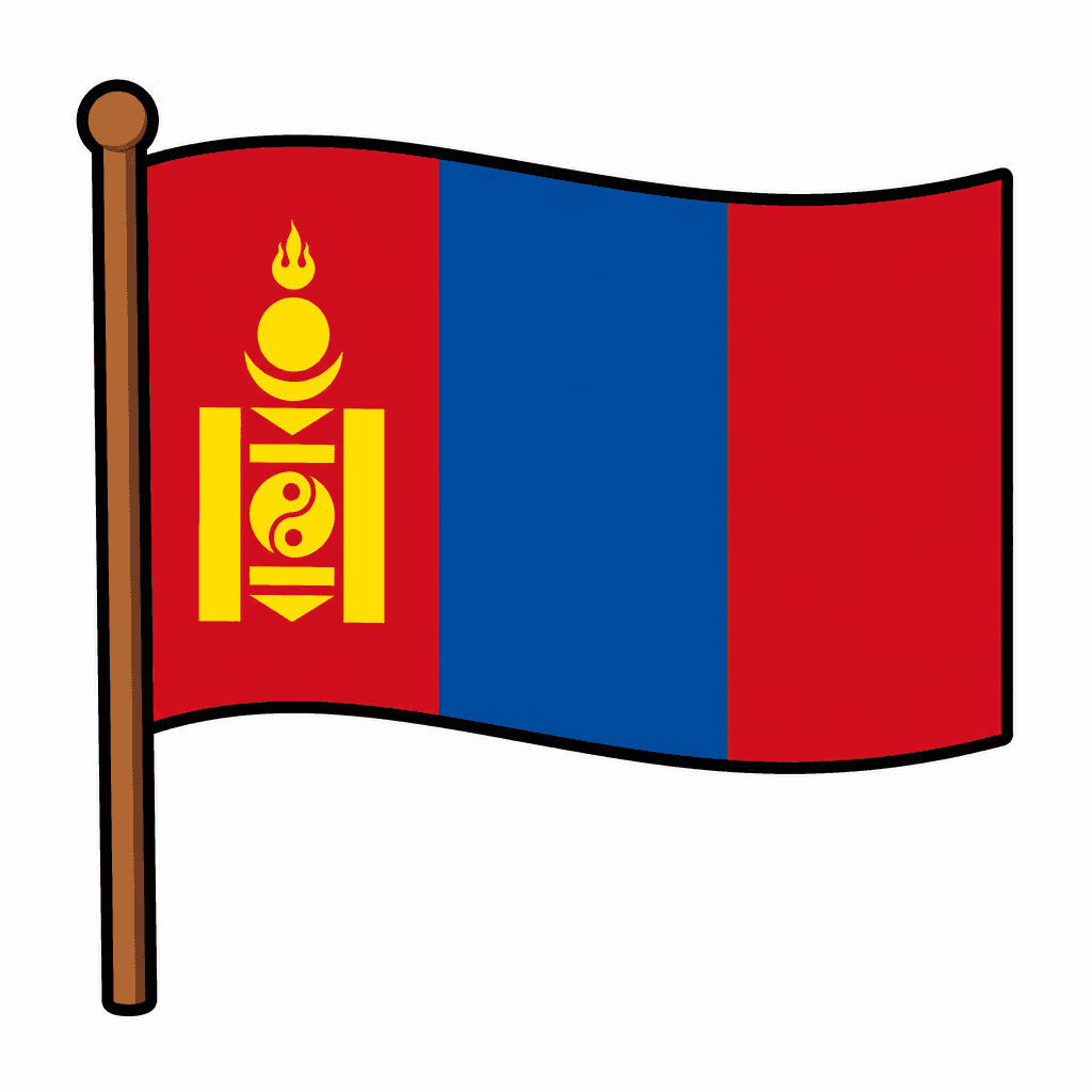 Mongolia Flag