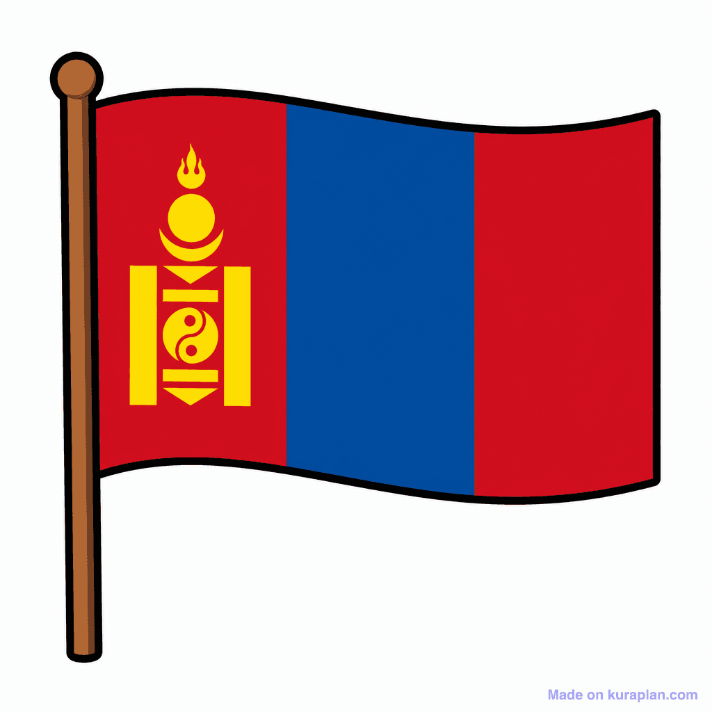 Mongolia Flag
