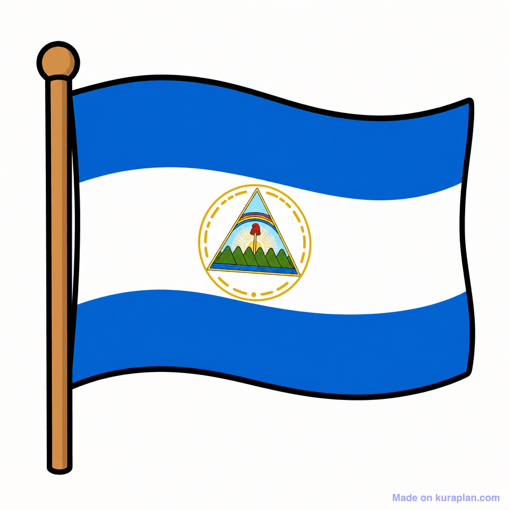 Nicaragua Flag