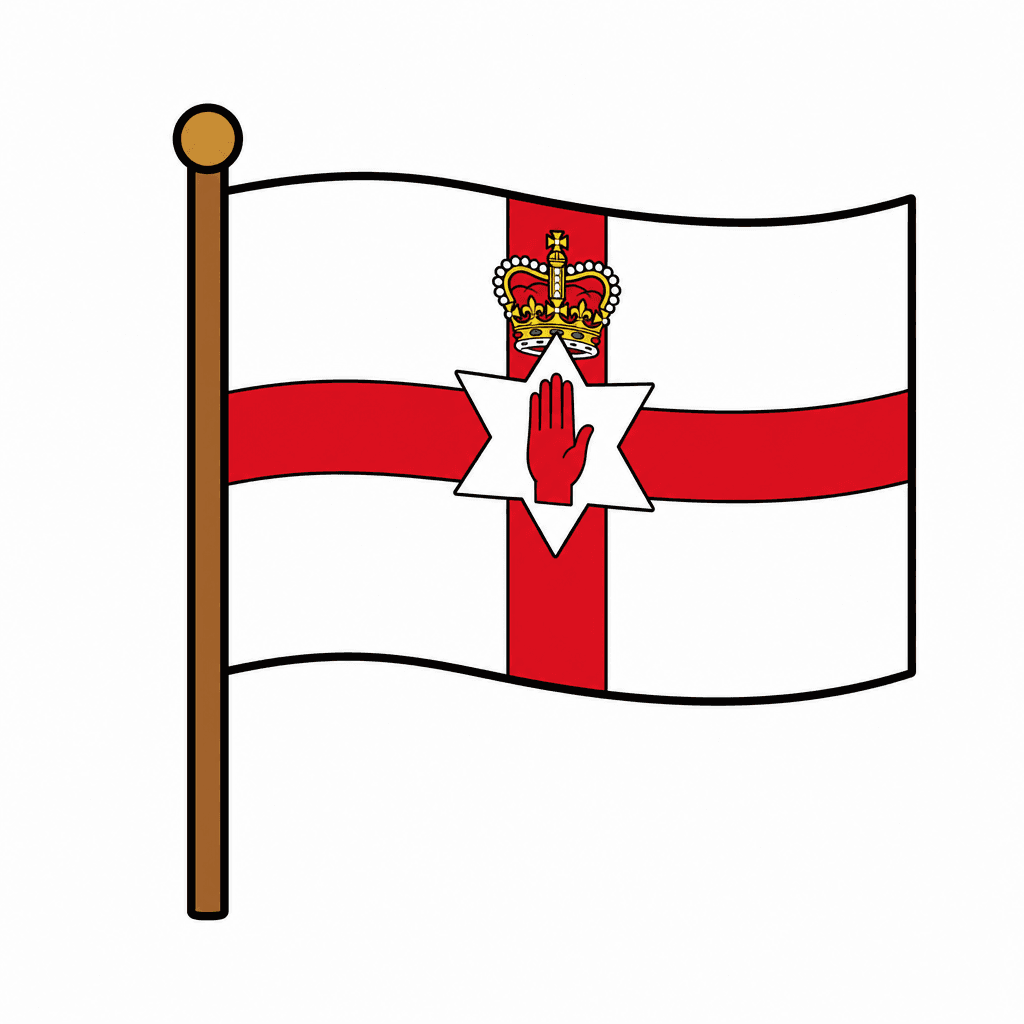 Northern Ireland (Ulster banner) Flag
