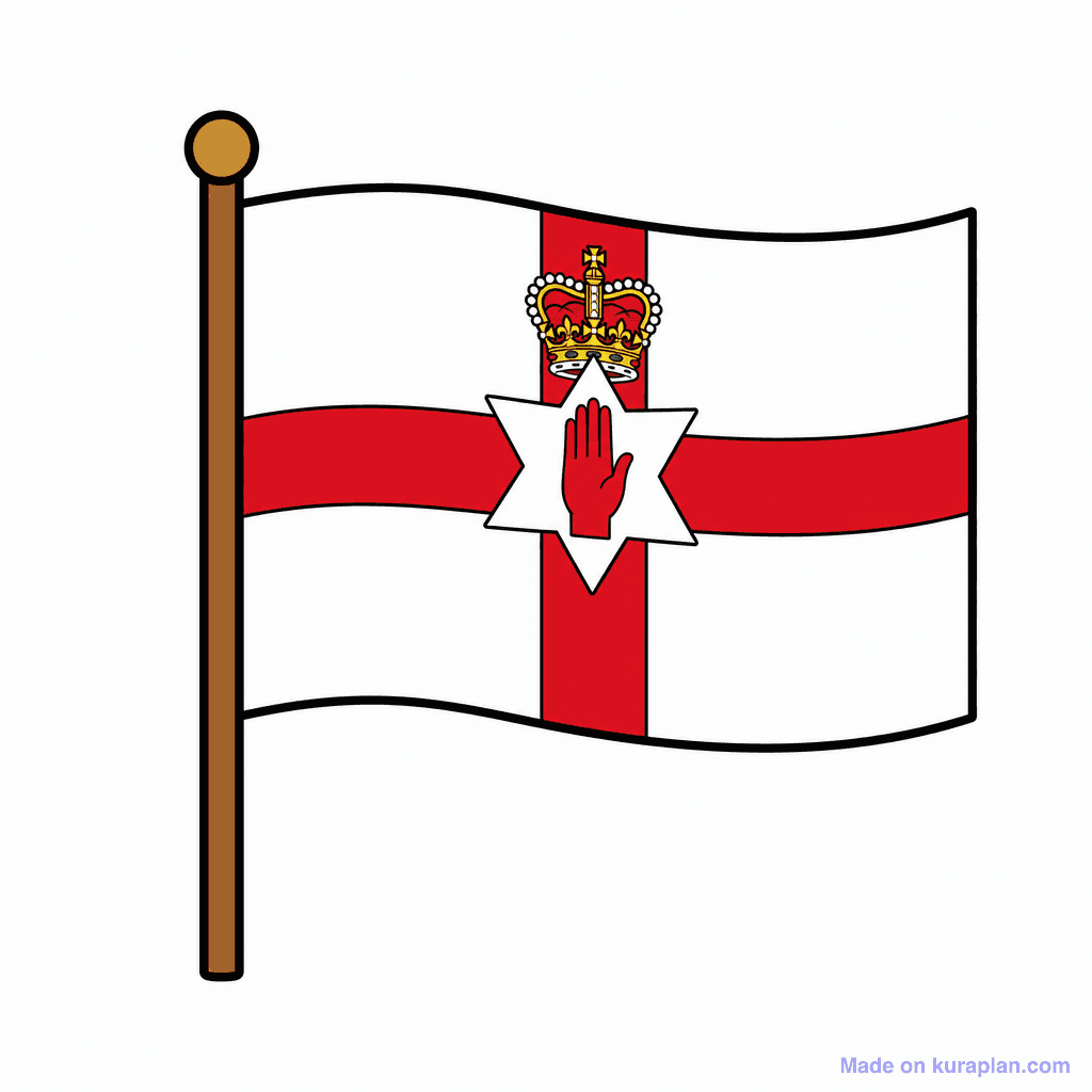 Northern Ireland (Ulster banner) Flag