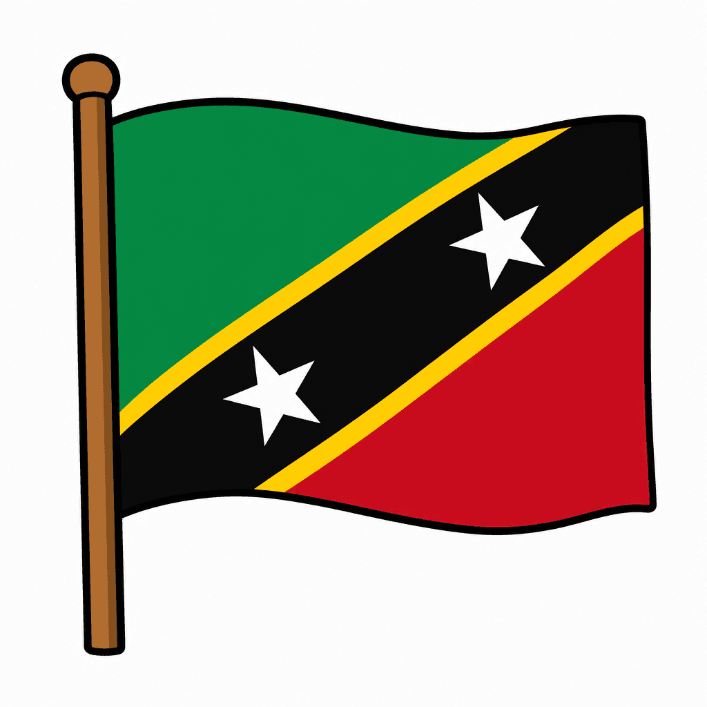 Saint Kitts and Nevis Flag