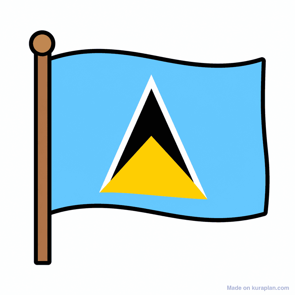 Saint Lucia Flag