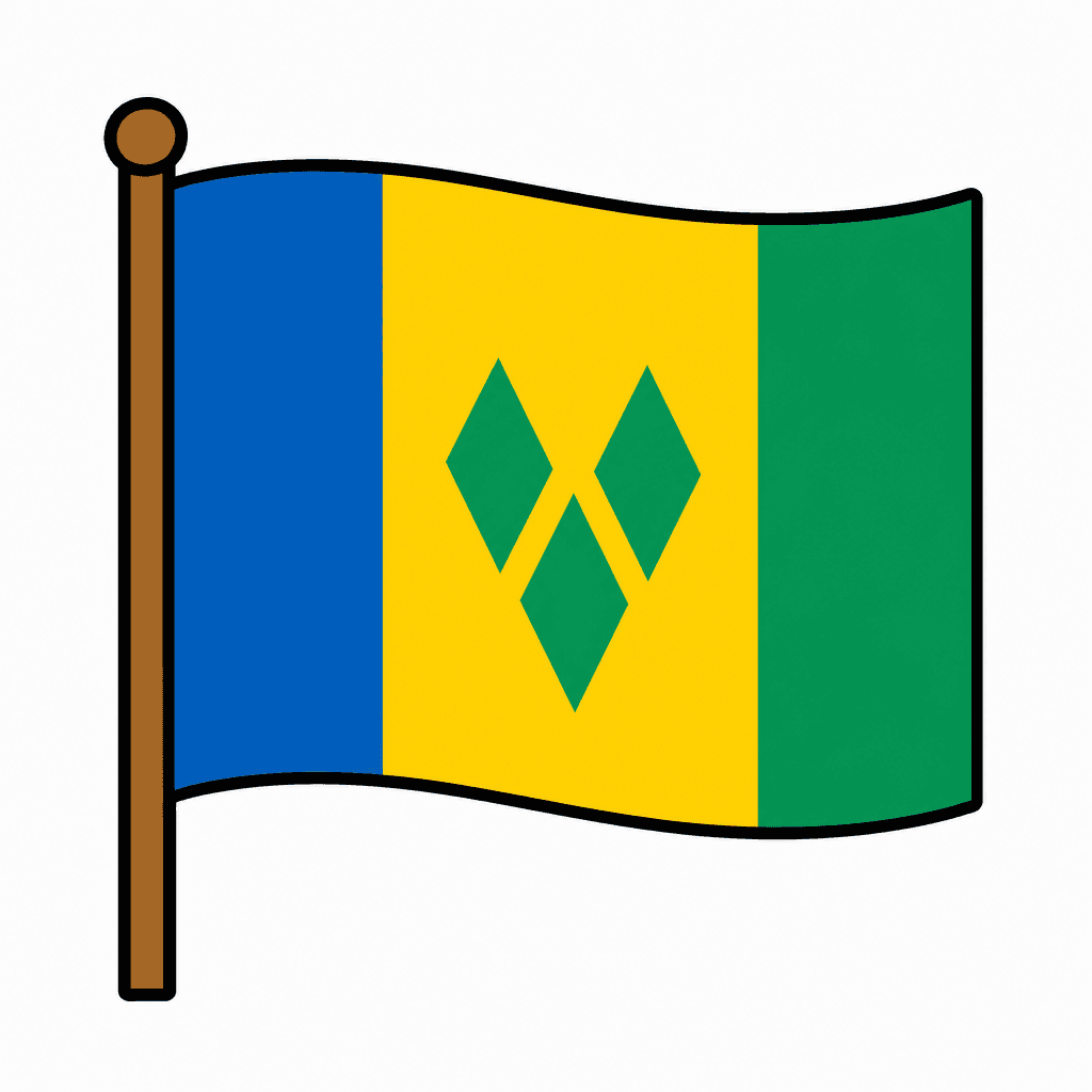 Saint Vincent and the Grenadines Flag