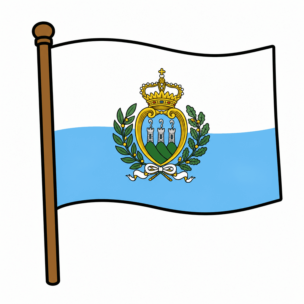 San Marino Flag