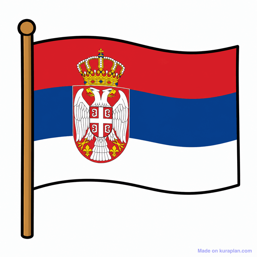 Serbia Flag