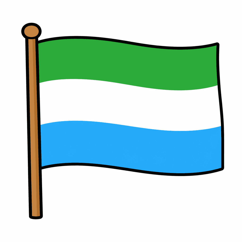 Sierra Leone Flag