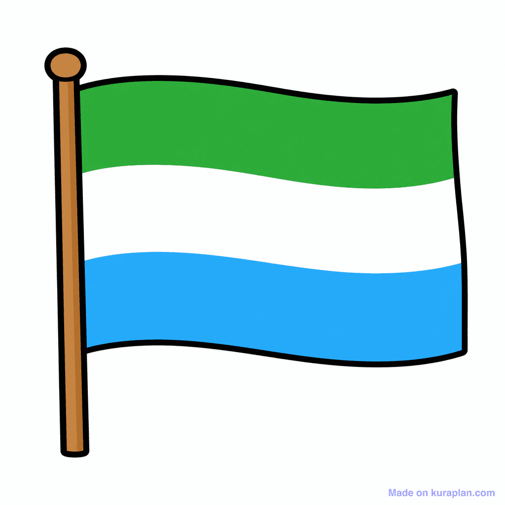 Sierra Leone Flag
