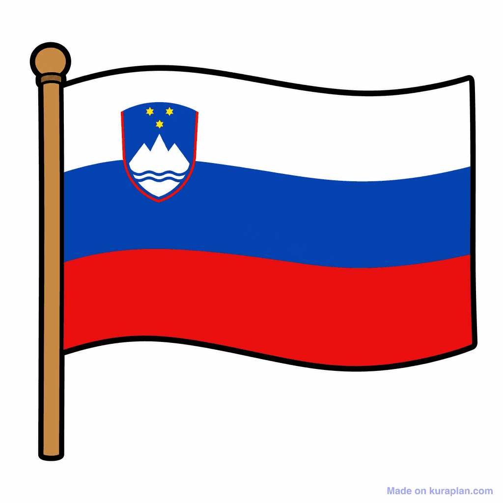Slovenia Flag