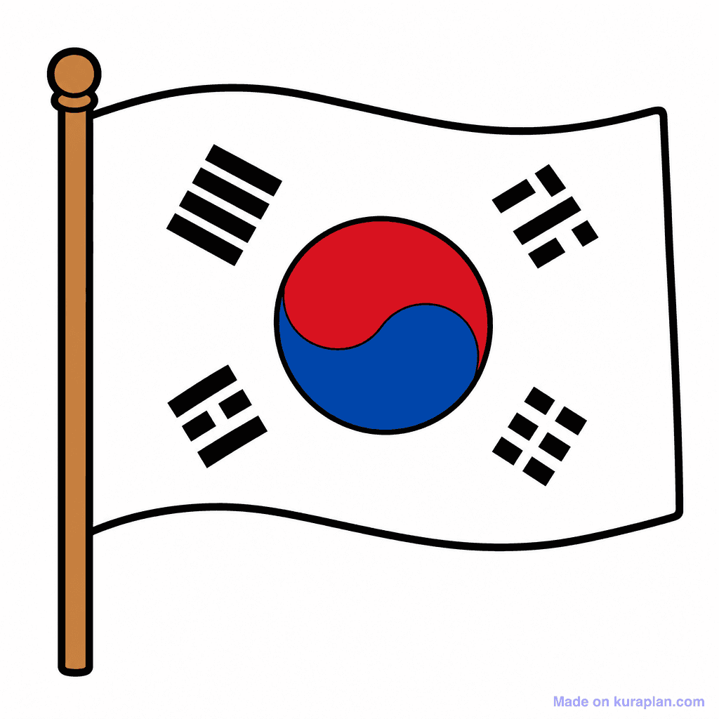 South Korea Flag