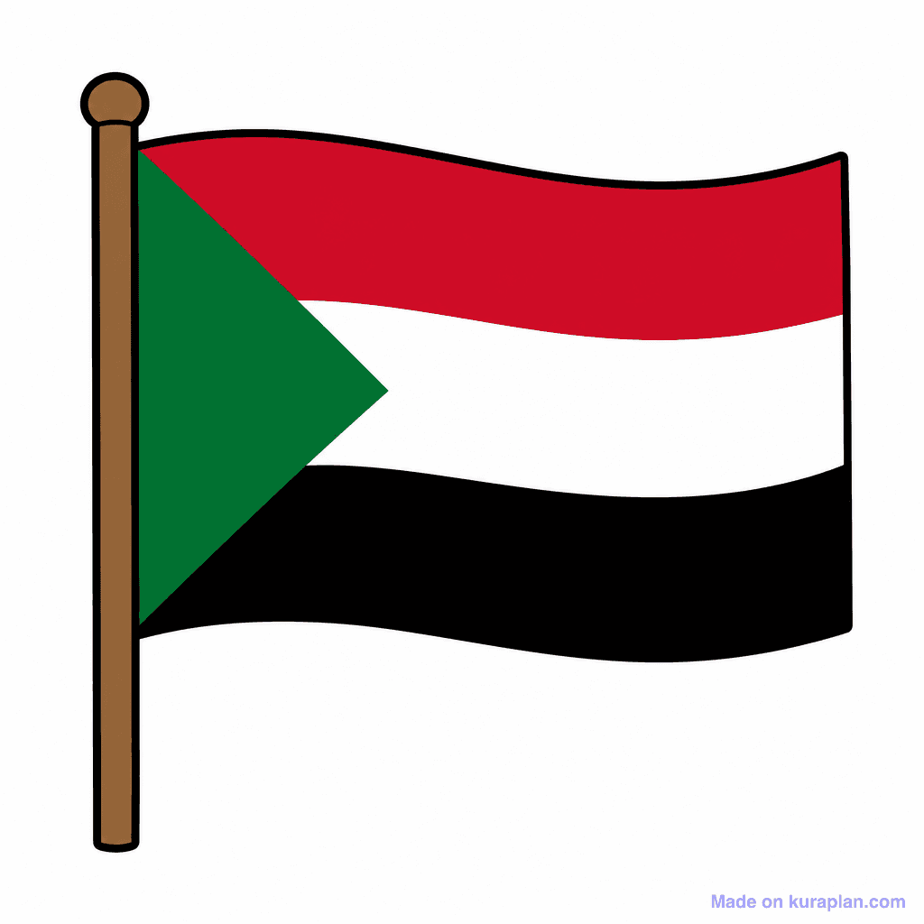 Sudan Flag