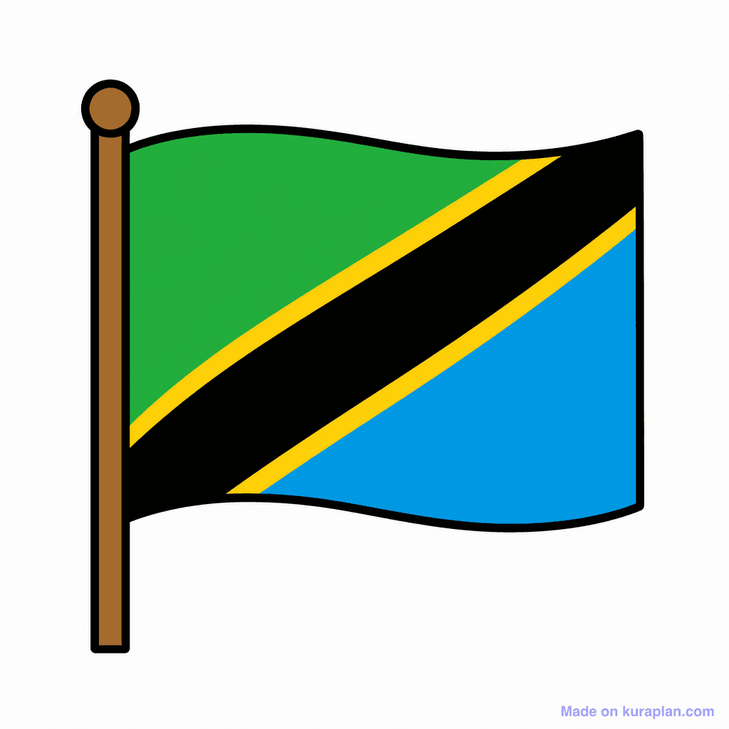 Tanzania Flag