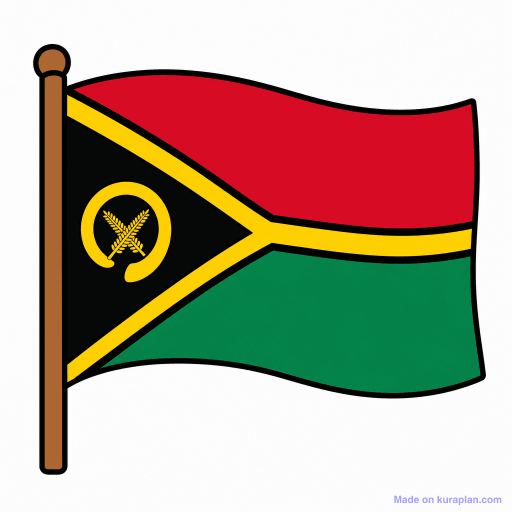 Vanuatu Flag