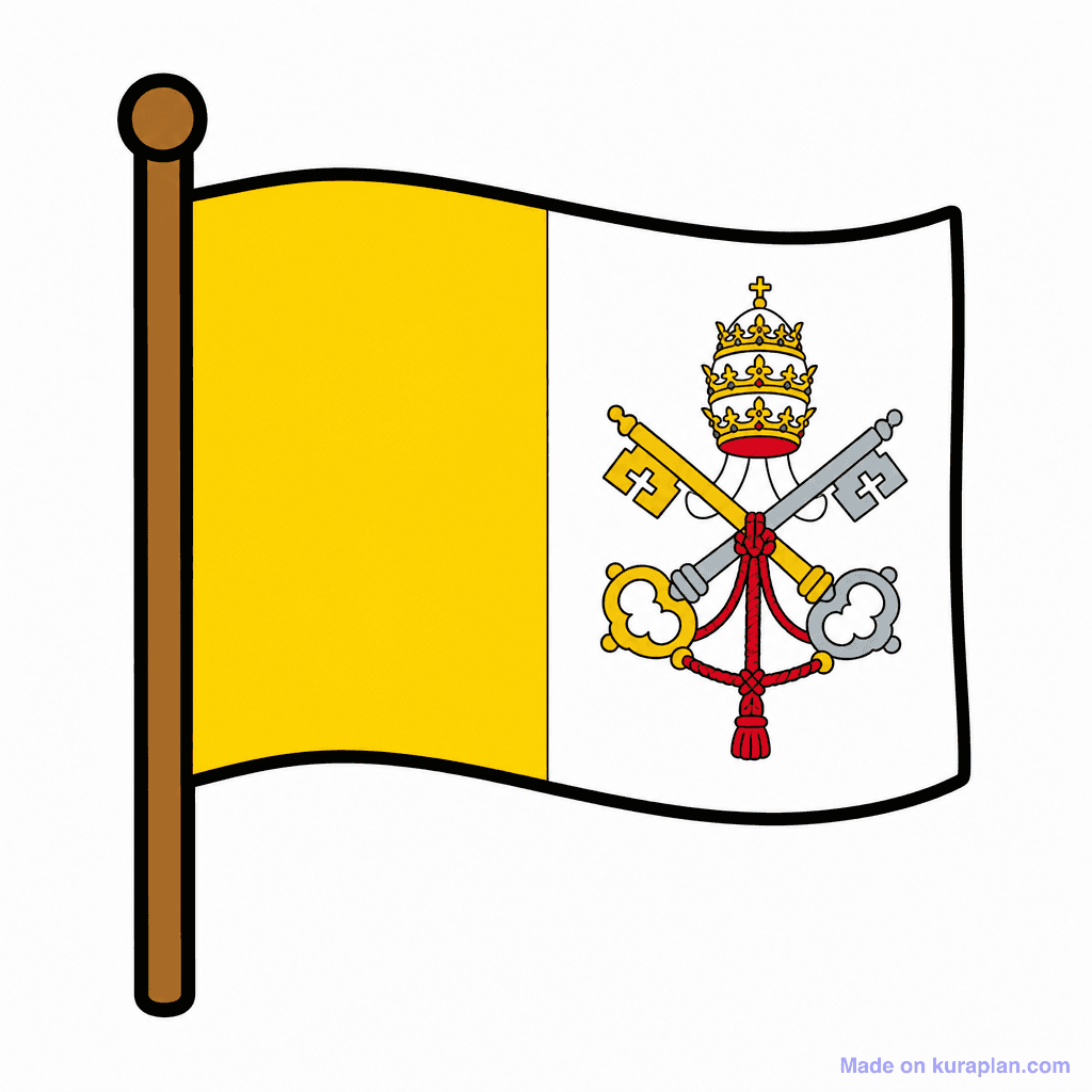 Vatican City Flag