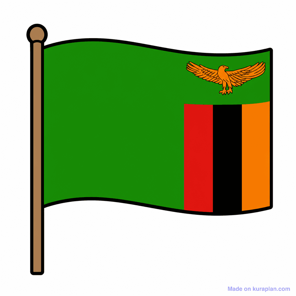 Zambia Flag
