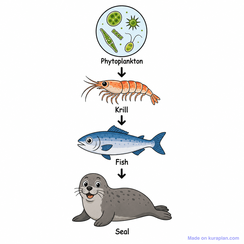 Food Chain Diagram (4 Links)