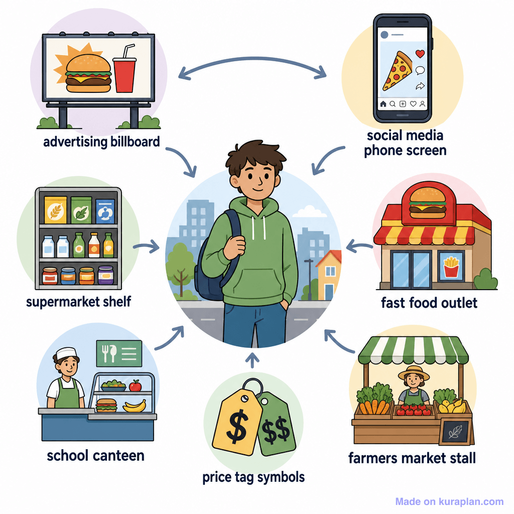 Food Environment & Influences on Food Choices (simple)