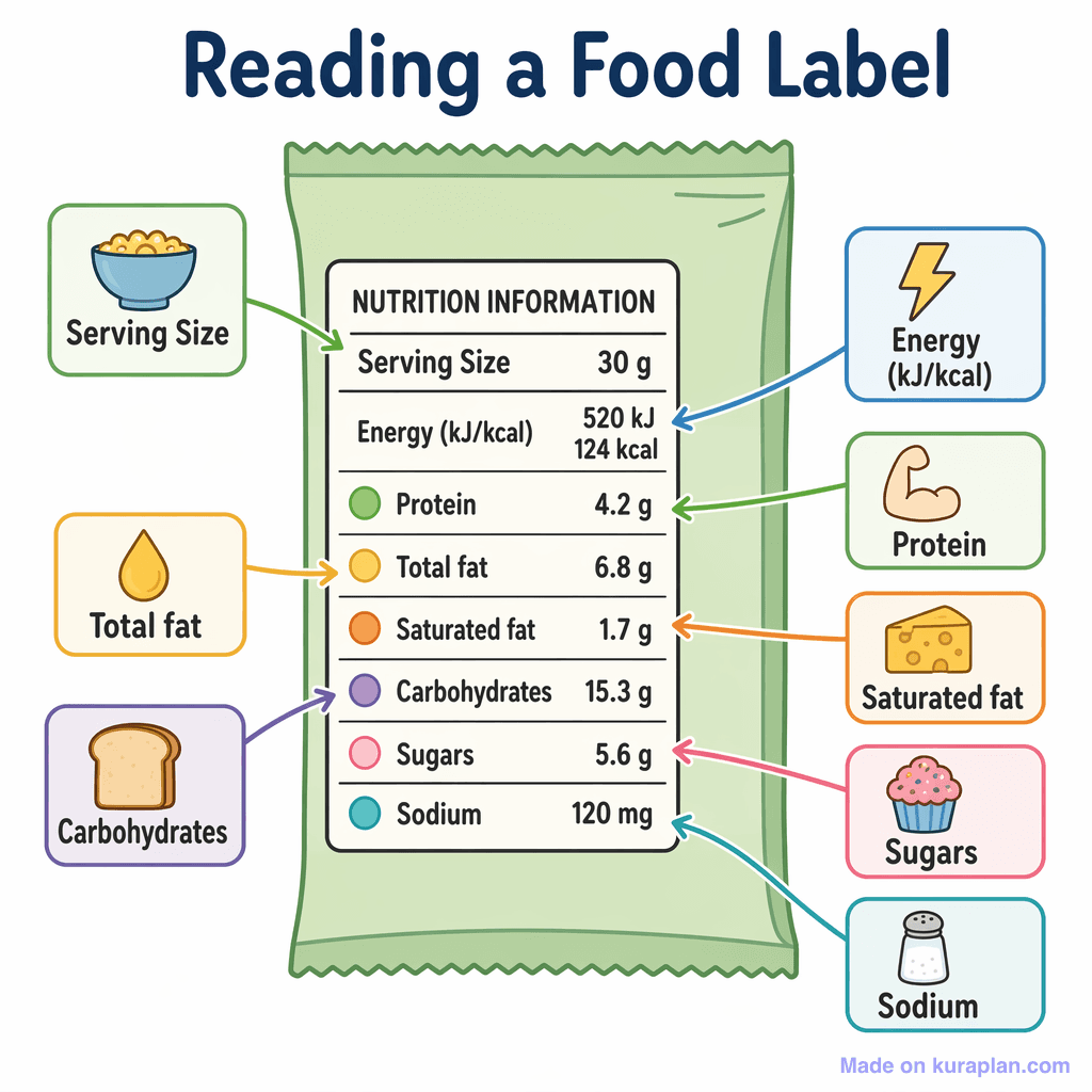 Reading a Food Label (simple)