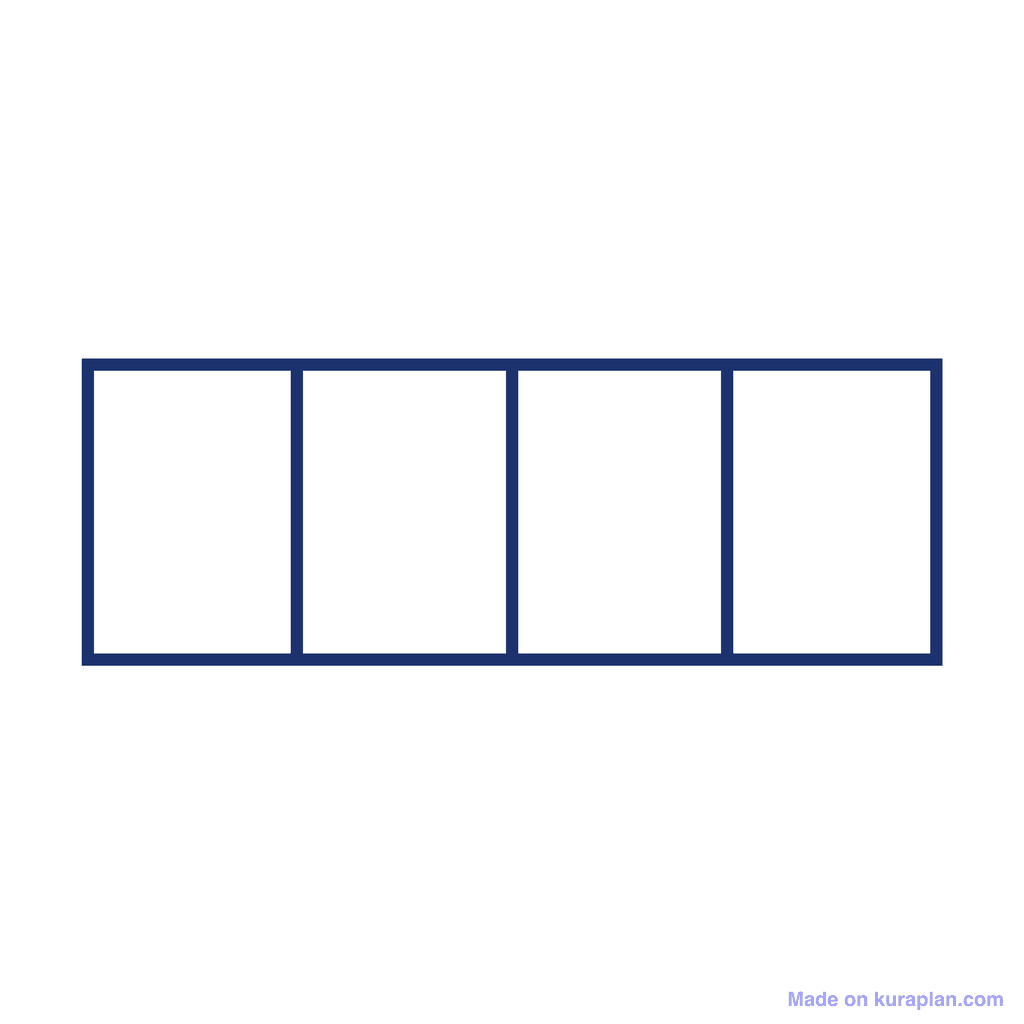 Fraction Bar — 0/4 (zero)