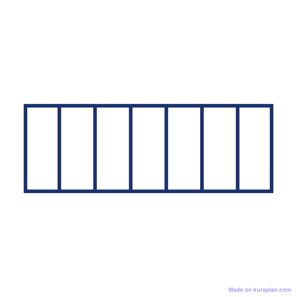 Fraction Bar — 0/7 (zero)
