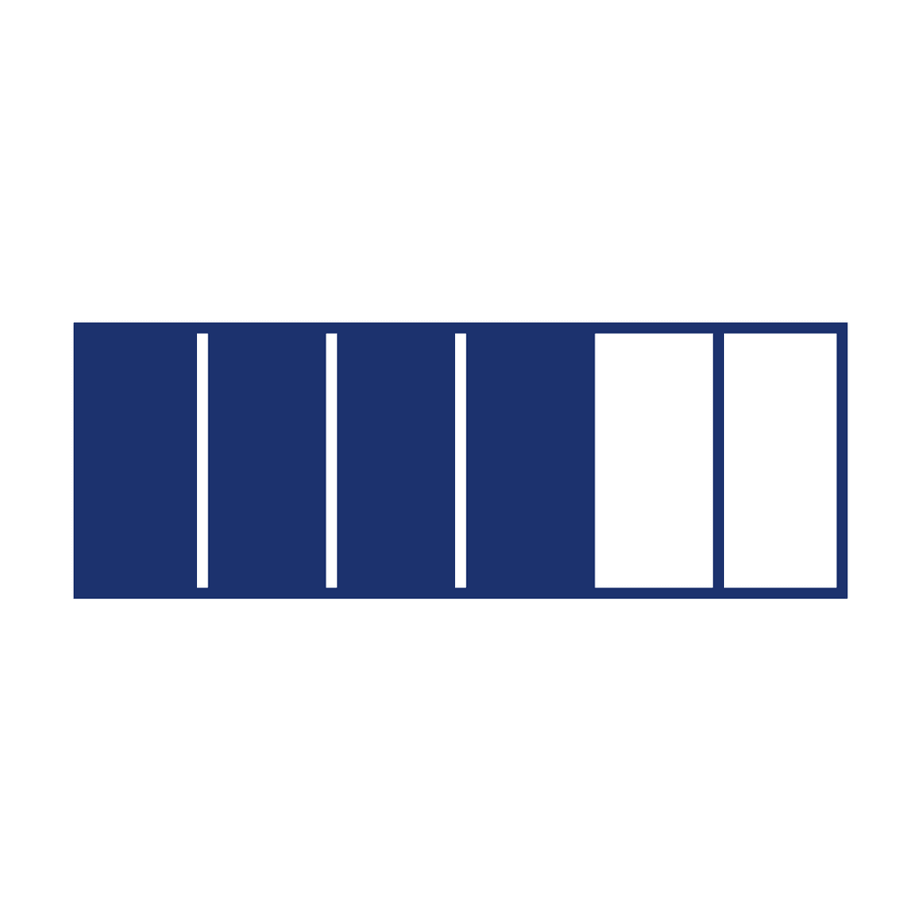 Fraction Bar — 4/6 (four sixths)
