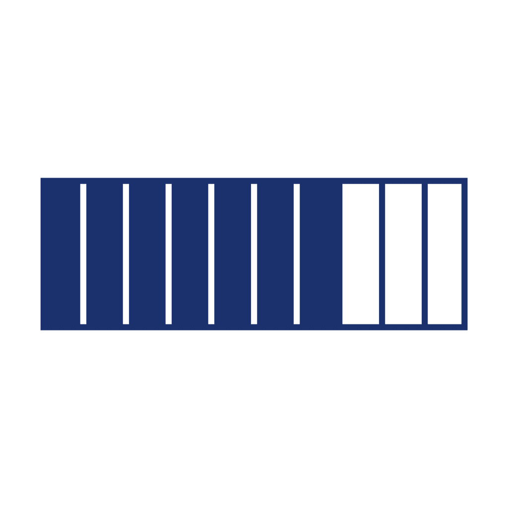 Fraction Bar — 7/10 (seven tenths)