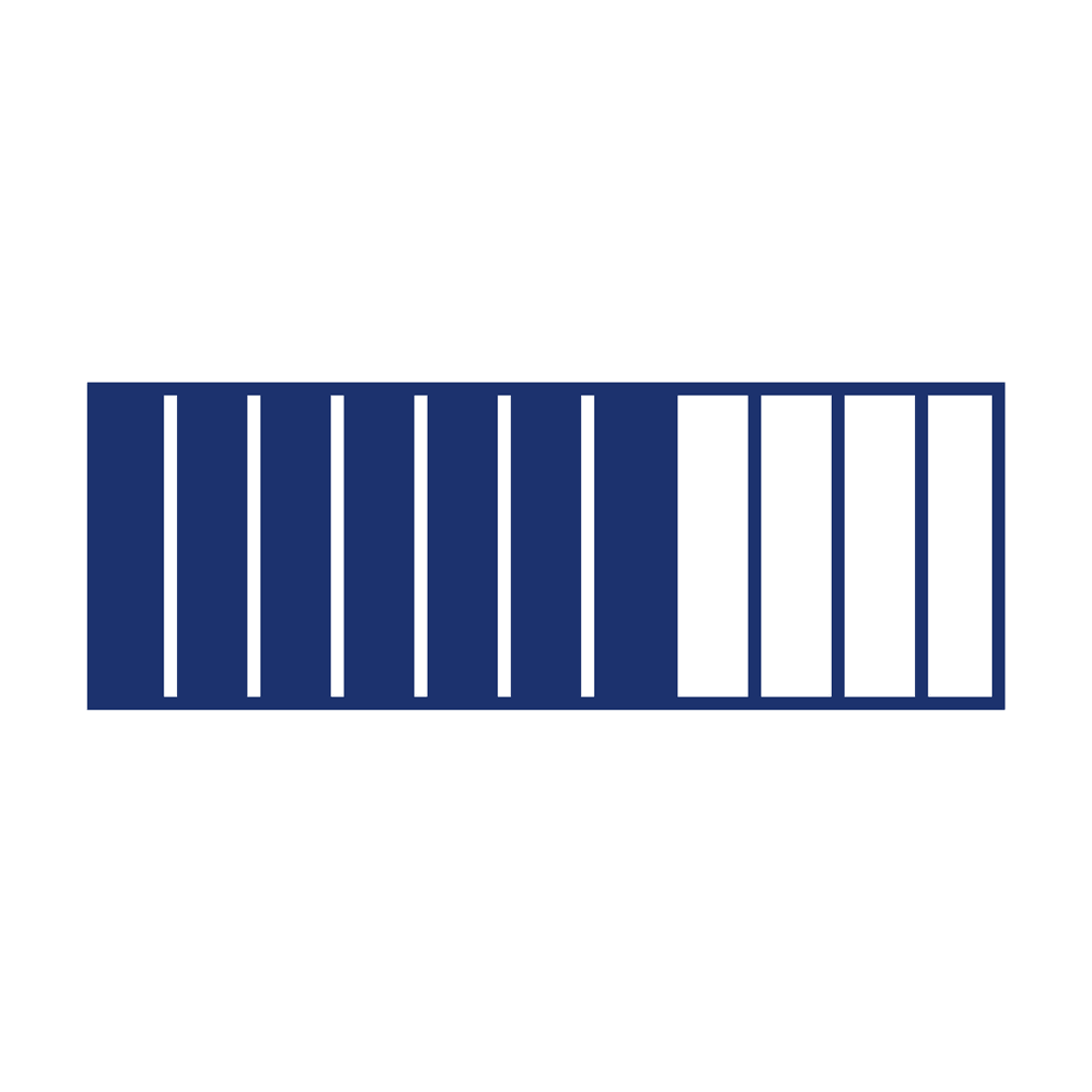 Fraction Bar — 7/11 (seven elevenths)
